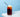 Dark Iris Oolong and Peach Ice Cream Float